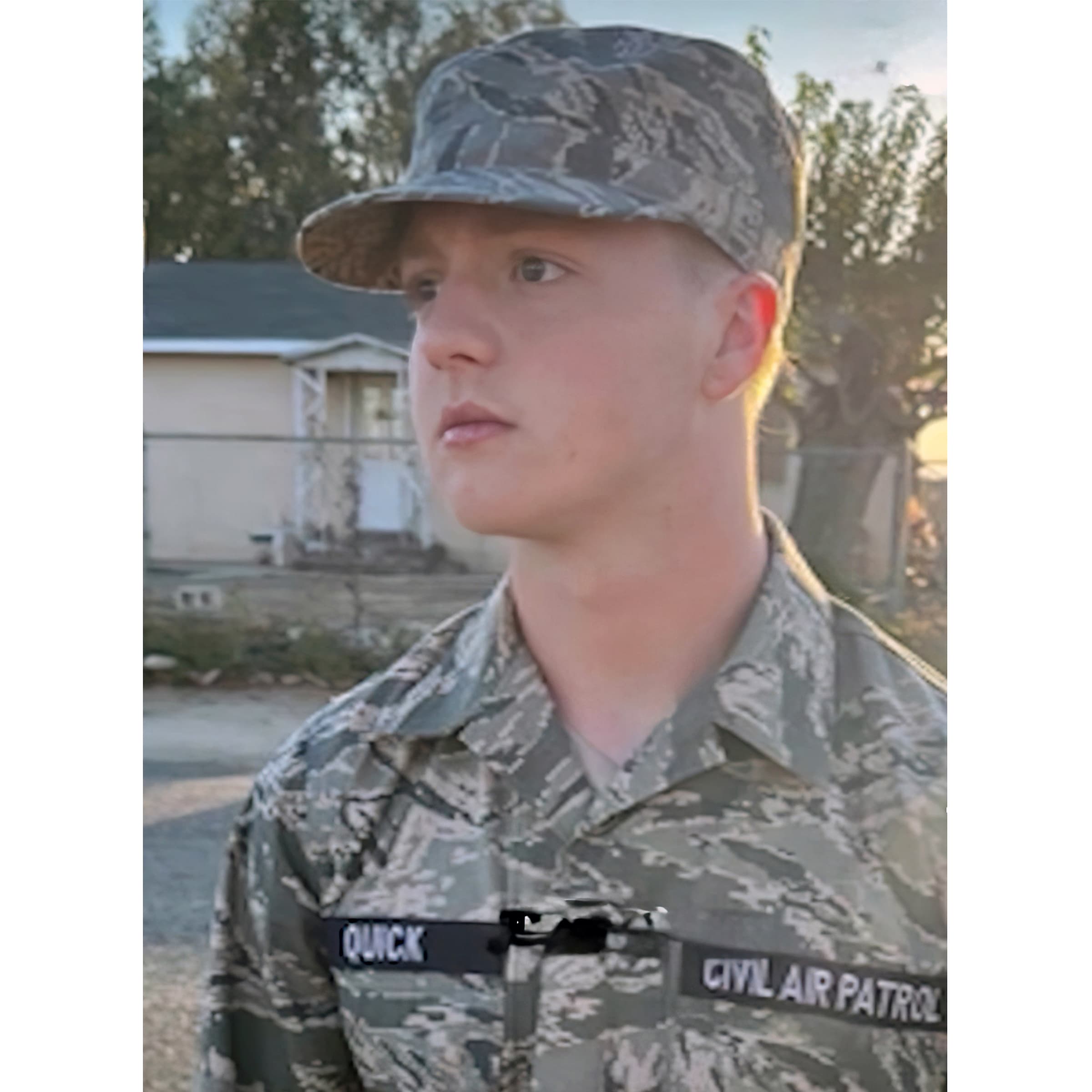 Caleb was looking forward to serving in the Airforce